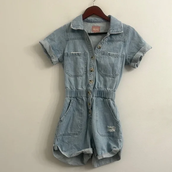 SHOW ME YOUR MUMU Cannon Romper in Dockside sz Xs - Picture 4 of 10